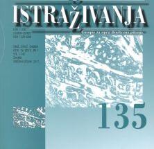 135. broj časopisa DRUŠTVENA ISTRAŽIVANJA
