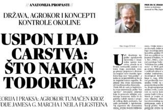 Dr. sc. Drago Čengić: ANATOMIJA PROPASTI: DRŽAVA, AGROKOR I KONCEPTI KONTROLE OKOLINE