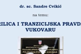 Tribina: ĆIRILICA I TRANZICIJSKA PRAVDA U VUKOVARU, 21. 5. 2019.