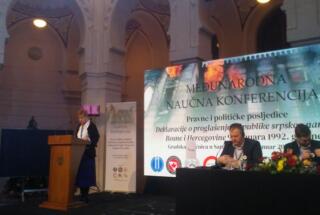 Dr. sc. Sandra Cvikić na konferenciji o posljedicama Deklaracije o proglašenju Republike srpskog naroda Bosne i Hercegovine, 8.-9. 1. 2020.