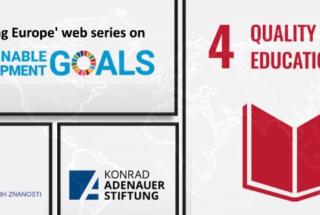 Talking Europe online: Sustainable Development Goal #4, 28. 7. 2020.