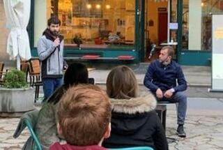 Doktorand Tomislav Pavlović na Zagreb PhD Caféu predstavio rezultate projekta DARE, 28. 4. 2021.