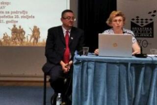 Dr. sc. Sandra Cvikić na skupu ZAVIČAJNI DUNAV: General-bojnik Otmar Babić u kulturi sjećanja na Prvi svjetski rat, 12. 6. 2021.