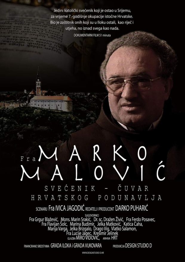 Dr. sc. Dražen Živić u dokumentarnom filmu &#8220;Fra Marko Malović &#8211; svećenik &#8211; čuvar Hrvatskog Podunavlja&#8221;