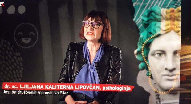 Dr. sc. Ljiljana Kaliterna Lipovčan u dokumentarnoj seriji HTV-a Osjećaji , 30. 1. 2022.