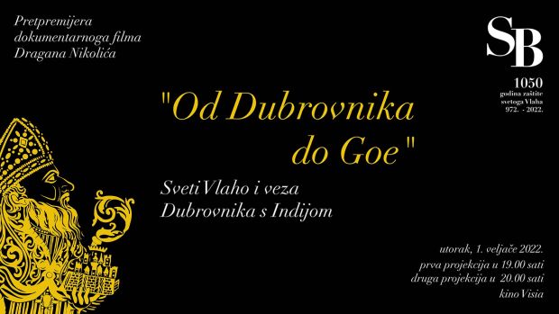 Dr. sc. Vinicije B. Lupis u dokumentarnom filmu &#8220;Od Dubrovnika do Goe. Sveti Vlaho i veza Dubrovnika s Indijom&#8221;