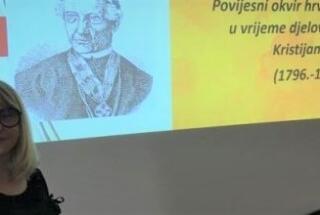 Dr. sc. Ljiljana Dobrovšak na Okruglom stolu o Ignacu Kristijanoviću, 29. 4. 2022.