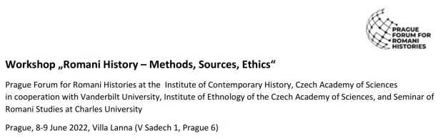 Dr. sc. Danijel Vojak na međunarodnoj znanstvenoj radionici „Romani History – Methods, Sources, Ethics“; Prag, 8.-9. 6. 2022.