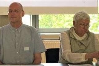 Dr. sc. Inga Tomić-Koludrović i mr. sc. Mirko Petrić na skupu Svakodnevna kreativnost u (post)socijalizmu; Graz, 2-3. 6. 2022.