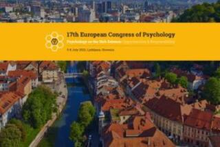 Dr. sc. Andreja Brajša-Žganec, dr. sc. Toni Babarović i dr. sc. Ljiljana Kaliterna Lipovčan na 17th European Congress of Psychology; Ljubljana, 5.-8. 7. 2022.