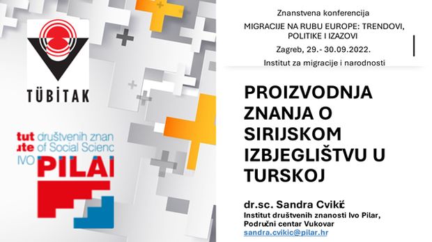 Dr. sc. Sandra Cvikić na Međunarodnoj znanstvenoj konferenciji Migracije na rubu Europe; Zagreb, 29.-30. 9. 2022.