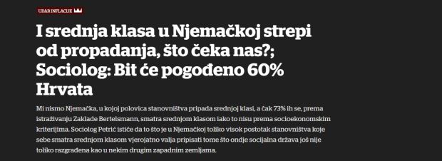 Mr. sc. Mirko Petrić: Kriza će teško pogoditi oko 60 posto Hrvata, 20. 10. 2022.
