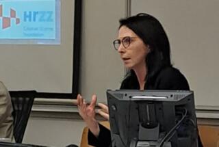 Dr. sc. Monica Priante na međunarodnom znanstvenom skupu “Stogodišnjica Marša na Rim z sjevernojadranske perspektive”; Rijeka, 27. 10. 2022.
