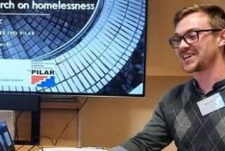 Matija Krizmanić na konferenciji Finskog antropološkog društva, Rovaniemi, 21.-23. 3. 2023.