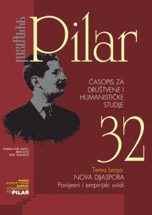 Objavljen 32. tematski broj časopisa PILAR: NOVA DIJASPORA. Povijesni i empirijski uvidi