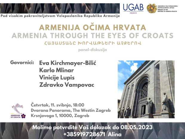 Dr. sc. Vinicije Lupis na panel-diskusiji ARMENIJA OČIMA HRVATA; Zagreb, 11. 5. 2023.