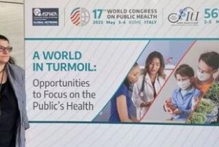 Dr. sc. Sanja Špoljar Vržina na 17. Svjetskom kongresu javnog zdravstva; Rim, 2.-6. 5. 2023.