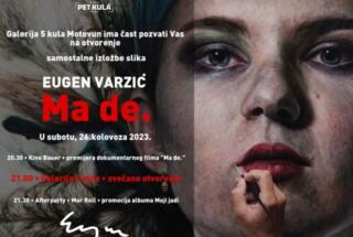 Dr. sc. Vinicije Lupis otvorio izložbu akademskog slikara Eugena Varzića u Motovunu, 26. 8. 2023.