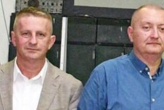 Ravnatelj Instituta prof. dr. sc. Željko Holjevac i pomoćnik ravnatelja dr. sc. Dražen Živić na predstavljanju knjige “Herojski Vukovar”