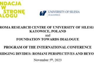 Dr. sc. Danijel Vojak na konferenciji “Bridging divides: Romani perspectives and beyond”; Katowice, 5. 11. 2023.