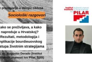 Dr. sc. Augustin Derado o životnim strategijama u okviru „Socioloških razgovora“ HSD-a, 20. 12. 2024.