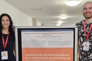 Dr. sc. Renata Glavak Tkalić i dr. sc. Josip Razum na 9th International Conference on Behavioral Addictions (ICBA 2024); Gibraltar. 8.-10. 7. 2024.