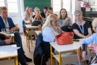 Članovi projektnog tima WorkMobil na Mediterranean Islands Conference; Vis, 18-21. 9. 2024.