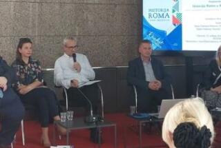 Dr. sc. Danijel Vojak na predstavljanju knjige Historija Roma u Bosni i Hercegovini; Zagreb, 15. 5. 2025.