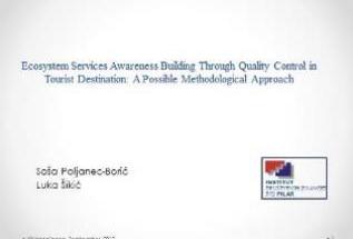 Saša Poljanec Borić i sur.: O ekosistemskim uslugama i nostalgiji u turizmu