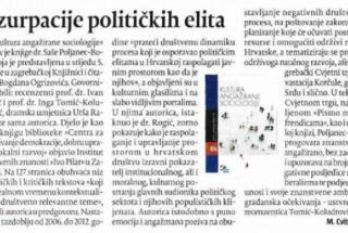 IZ TISKA: “Uzurpacije političkih elita”, Glas koncila, 23. 2. 2014.