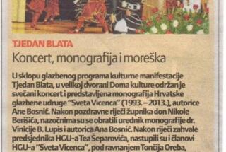 Dr. sc. Vinicije B. Lupis predstavio monografiju HGU “Sveta Vicenca”