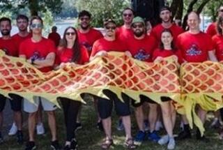 Suradnik na projektu TYPeS Vicko Marelić na Festivalu zmajevih čamaca; Zagreb, 7. 6. 2025.