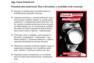 Nakon Splita promocija knjige INGE TOMIĆ-KOLUDROVIĆ i u Zagrebu