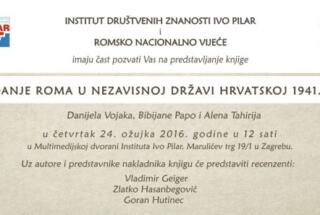 Predstavljanje knjige STRADANJE ROMA U NDH 1941.-1945.