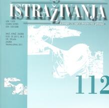 112. broj časopisa DRUŠTVENA ISTRAŽIVANJA