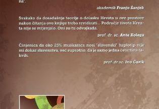 Predstavljena knjiga I. Jurića PODRIJETLO HRVATA