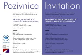 Predstavljanje IZVJEŠĆA O KVALITETI ŽIVLJENJA U HRVATSKOJ