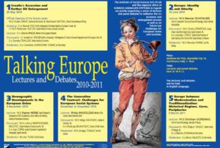 TALKING EUROPE: Lectures and Debates 2010-2011