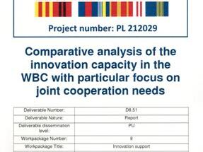 Studija inovacijskih potreba u zemljama WBC-a