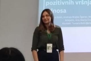Asistentica na projektu TEEN-WELL Tamara Bolić na 32. godišnjoj konferenciji hrvatskih psihologa; Split, 5- 8. 11. 2025.